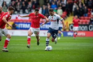 Preston North End Football Club Charlton v Preston North End SkyBet Championship match at The Valley