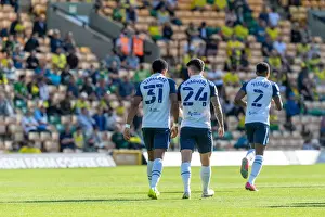 : Preston North End Football Club Norwich City v Preston North End SkyBet Championship match at Carrow Road