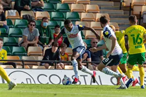 : Preston North End Football Club Norwich City v Preston North End SkyBet Championship match at Carrow Road