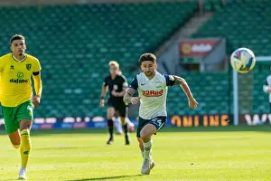 : Preston North End Football Club Norwich City v Preston North End SkyBet Championship match at Carrow Road