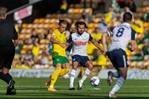 : Preston North End Football Club Norwich City v Preston North End SkyBet Championship match at Carrow Road