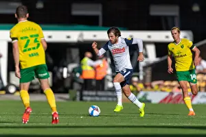 : Preston North End Football Club Norwich City v Preston North End SkyBet Championship match at Carrow Road