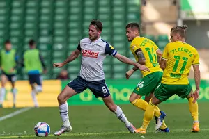 : Preston North End Football Club Norwich City v Preston North End SkyBet Championship match at Carrow Road