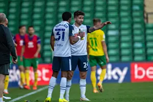 : Preston North End Football Club Norwich City v Preston North End SkyBet Championship match at Carrow Road