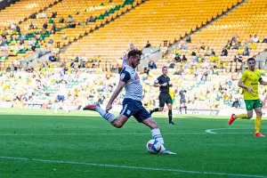 : Preston North End Football Club Norwich City v Preston North End SkyBet Championship match at Carrow Road
