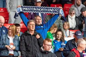 Nottingham Forrest V PNE, Saturday 31st August Prints: Preston North End Football Club Nottingham Forest v Preston North End SkyBet Championship match at the City Ground