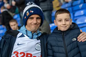 Reading V PNE, Saturday 19th October 2019 Prints: Preston North End Football Club Reading v Preston North End SkyBet Championship match at the Madejski Stadium