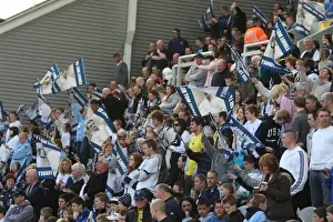 Preston North End vs Blackpool: A Sea of Sir Tom Finney Flags at Deepdale, Championship 08/09