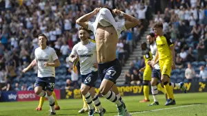 PNE V Burton Albion, Sunday 6th May 2018 Prints: Preston North End's Callum Robinson: Dramatic Goal Celebration Secures Victory Over Burton Albion (May 6)