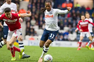 PNE V Bristol City, Saturday 2nd March 2019 Prints: Preston North End's Daniel Johnson Scores Double in Thrilling Championship Clash vs