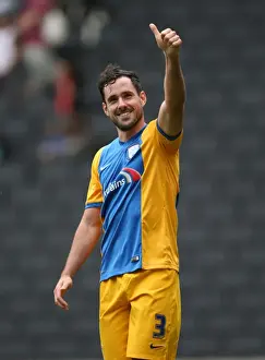 Preston North End's Greg Cunningham Celebrates with Fans after Sky Bet Championship Victory over Milton Keynes Dons