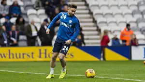 PNE V Swansea City, Saturday 12th January 2019 Prints: Preston North End's Sean Maguire Gears Up for Showdown: PNE vs Swansea City