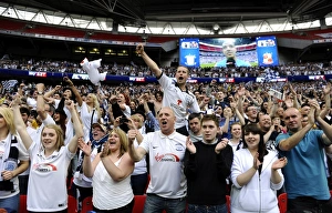 Play-Off Final V Swindon, 24th May 2015, Wembley Stadium Prints: Preston North End's Thrilling Wembley Victory
