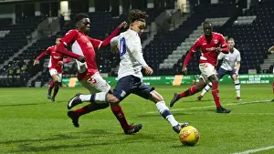 FA Youth Cup, Third Round Prints: Preston North End's Tyrhys Dolan: Determined to Overcome FA Youth Cup Challenge vs