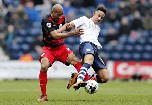Preston North End V QPR ,Saturday 19th March 2016, SkyBet Championship Prints: Robinson vs. Henry: Intense Moment in Preston North End vs. QPR Championship Clash
