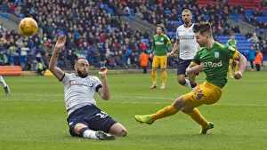 Bolton Wanderers V PNE, Saturday 9th February 2019 Prints: Sean Maguire's Hat-Trick: Preston North End's Triumph in SkyBet Championship over Bolton Wanderers (09/02/2019)