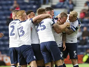 Goal Celebration Prints: September Showdown: Preston North End vs Barnsley (2016/17)
