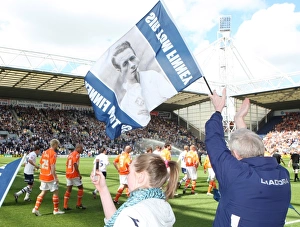 Sir Tom Finney's Flag: Preston North End vs. Blackpool - Championship Showdown at Deepdale (08/09)