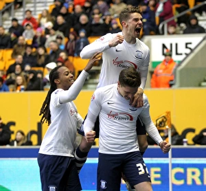 Goal Celebration Prints: Sky Bet Championship Showdown: Wolves vs. Preston (February 13, 2016)