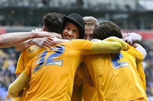 Goal Celebration Prints: SkyBet Championship Clash: Preston North End vs. Bolton Wanderers (March 12, 2016)