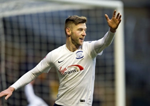 Goal Celebration Prints: SkyBet Championship Clash: Wolves vs. Preston North End - February 13, 2016
