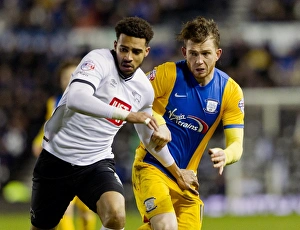 Derby County V PNE, Tuesday 2nd February 2016, SkyBet Championship Prints: SkyBet Championship Showdown: Derby County vs. Preston North End - February 2, 2016