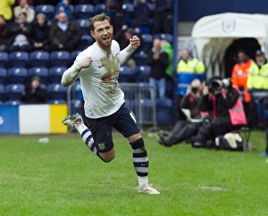 Goal Celebration Prints: SkyBet Championship Showdown: Preston North End vs Sheffield Wednesday (February 2016)