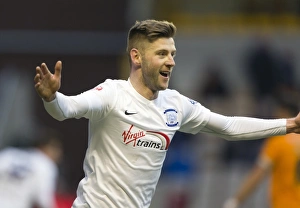 Goal Celebration Prints: SkyBet Championship Showdown: Wolves vs. Preston North End - February 13, 2016
