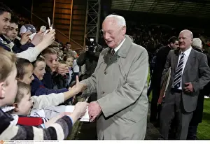 Sir Tom Finney Prints: Tom Finney Leads Preston North End in Championship Battle Against Brighton & Hove Albion (04/05)