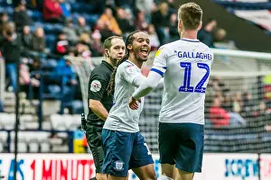 PNE V Bristol City, Saturday 2nd March 2019 Prints: Unforgettable: Johnson and Gallagher's Epic Goal Celebration vs